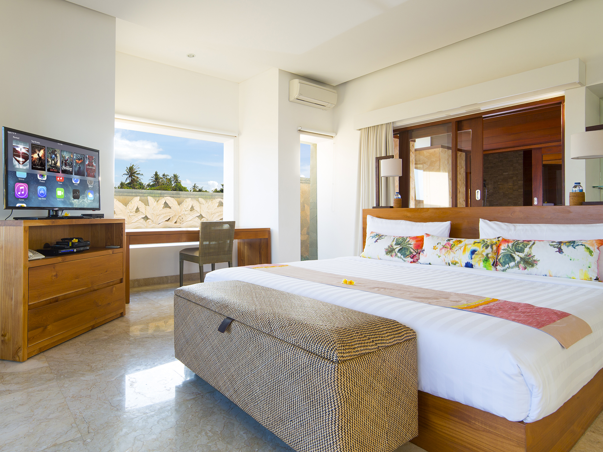 Villa Bayu Gita Beachfront - Downstairs front bedroom - Bayu Gita Beach Front, Ketewel, Bali